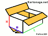 6000 Kartons - Karton 130 x 110 x 85mm 1-wellig weiß