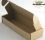 25 Faltschachteln - Maxibrief 145 x 50 x 27mm braun